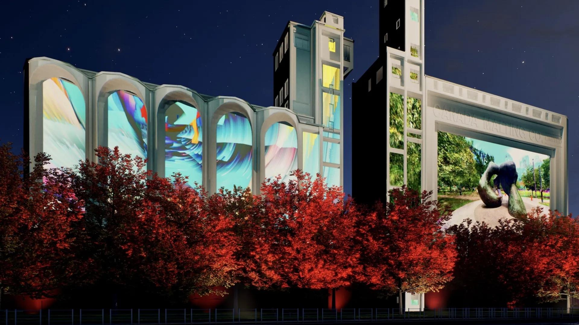 videomapping image